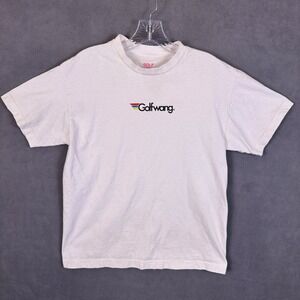 Golf Wang Shirt Mens M White Spell Out Logo Short Sleeve Tyler The Creator